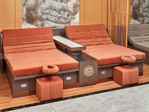 双层条几电动盆炕床