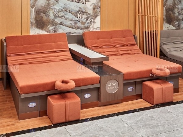 双层条几电动盆炕床