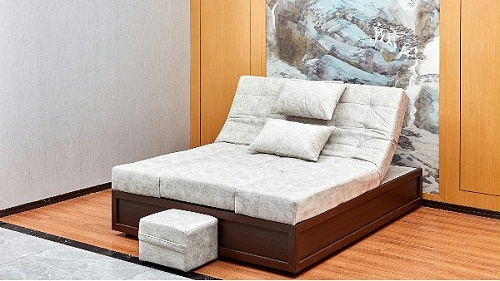 正隆足疗沙发实木底框弧度床